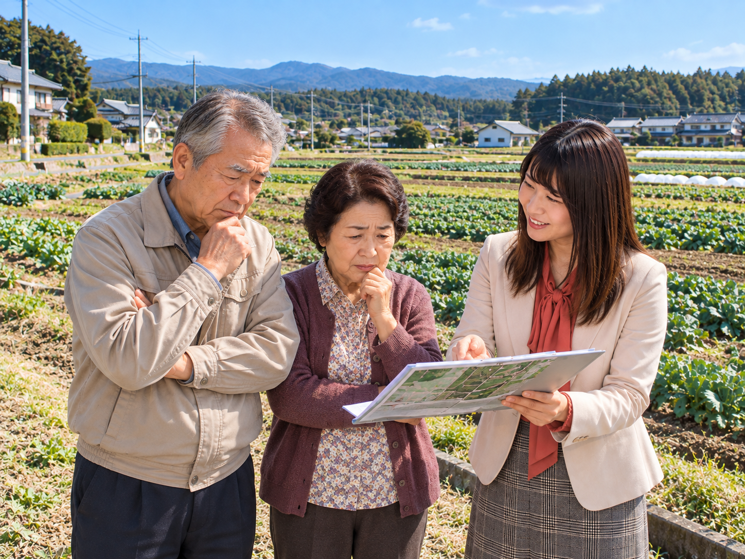 農地での相談会議彩